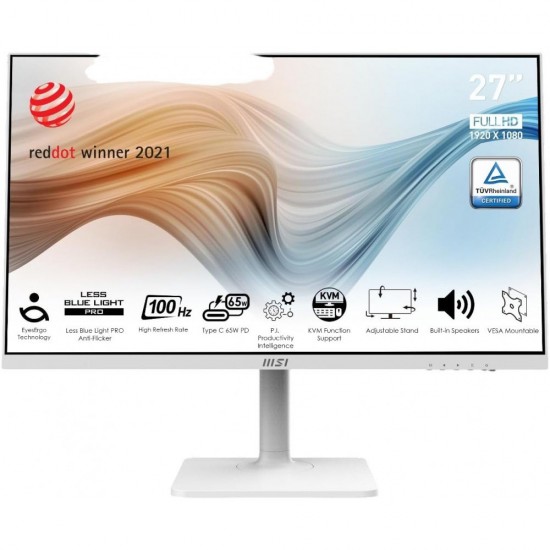 MSI Modern MD272XPW 27"- IPS-FHD-100HZ-1MS (MPRT) HDR